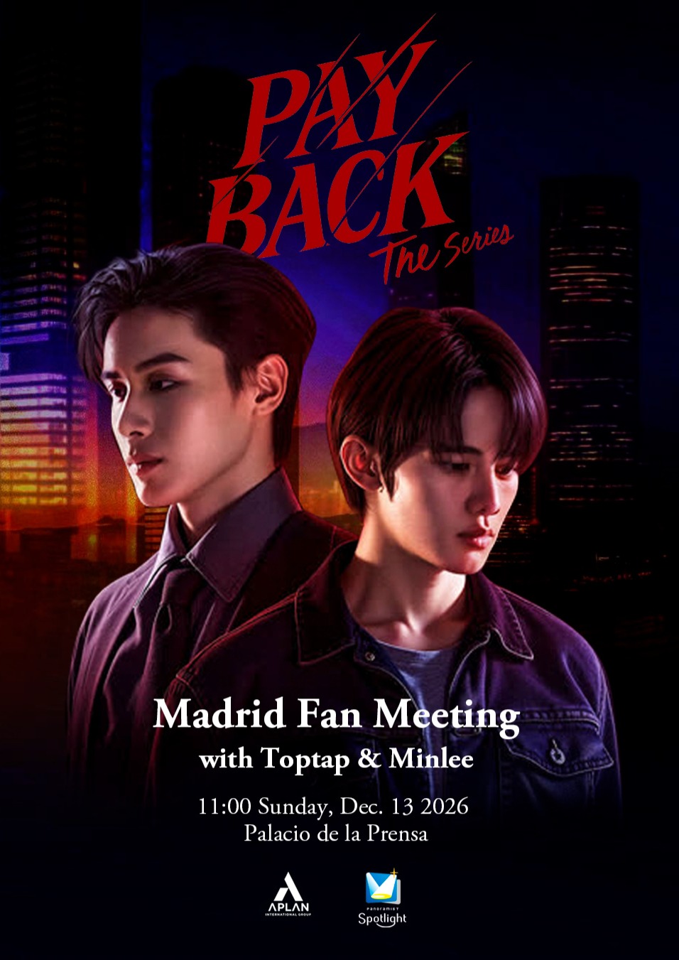 Payback The Series Madrid Fan Meeting with Toptap & Minlee