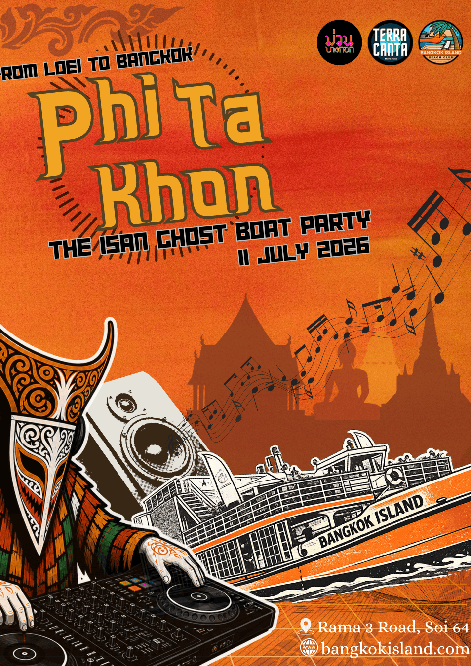 Phi Ta Khon The Isan Ghost Boat Party