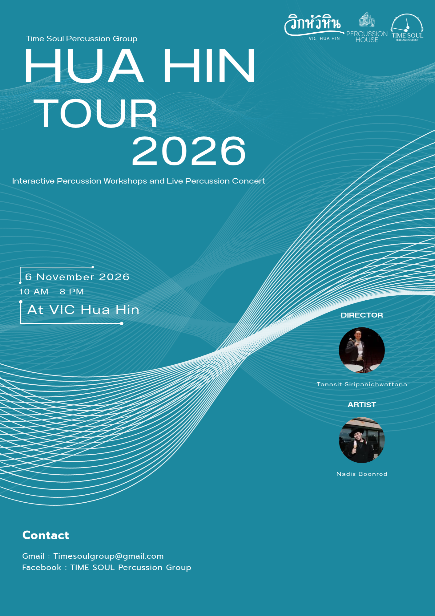 Time Soul Percussion Group: Hua Hin Tour Concert 2026