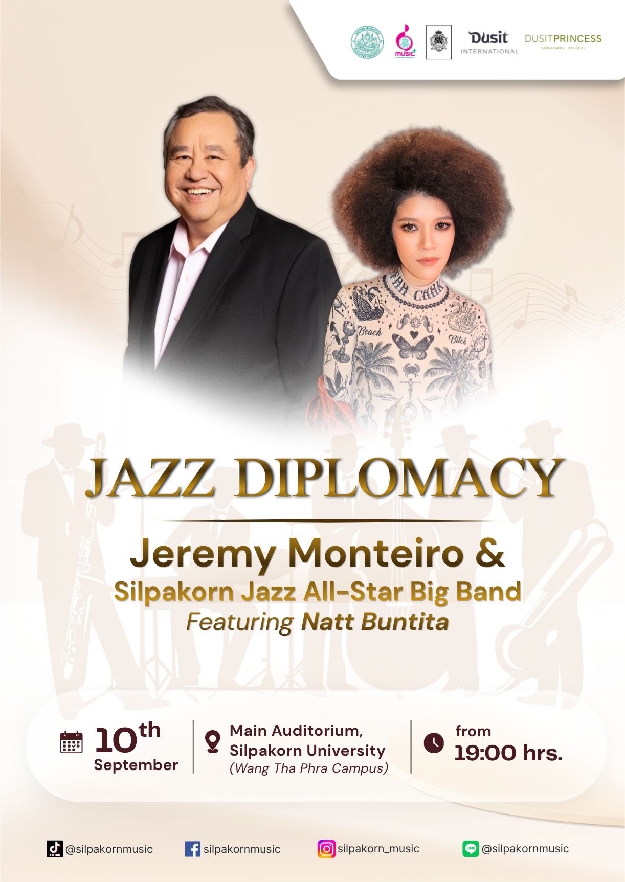 Jazz Diplomacy – Jeremy Monteiro & Silpakorn Jazz All-Star Big Band Featuring Natt Buntita
