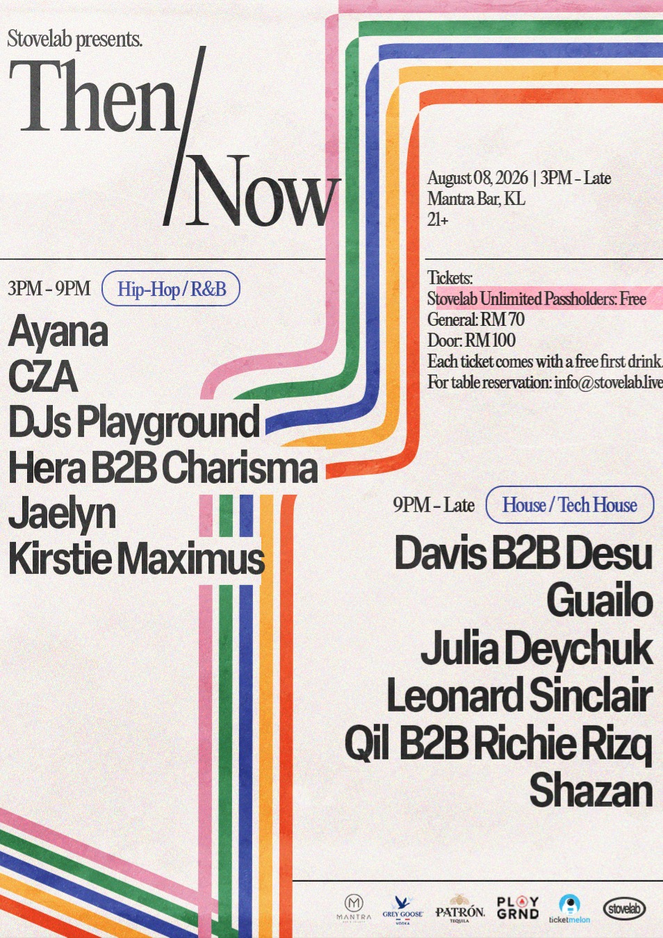 Stovelab presents THEN / NOW