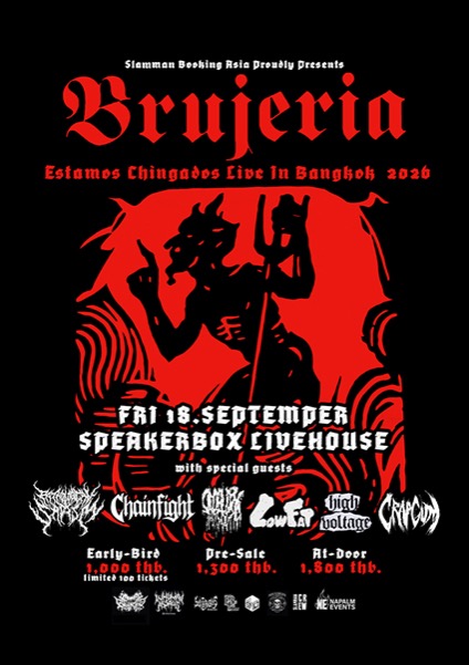 Brujeria Live in Bangkok 2026