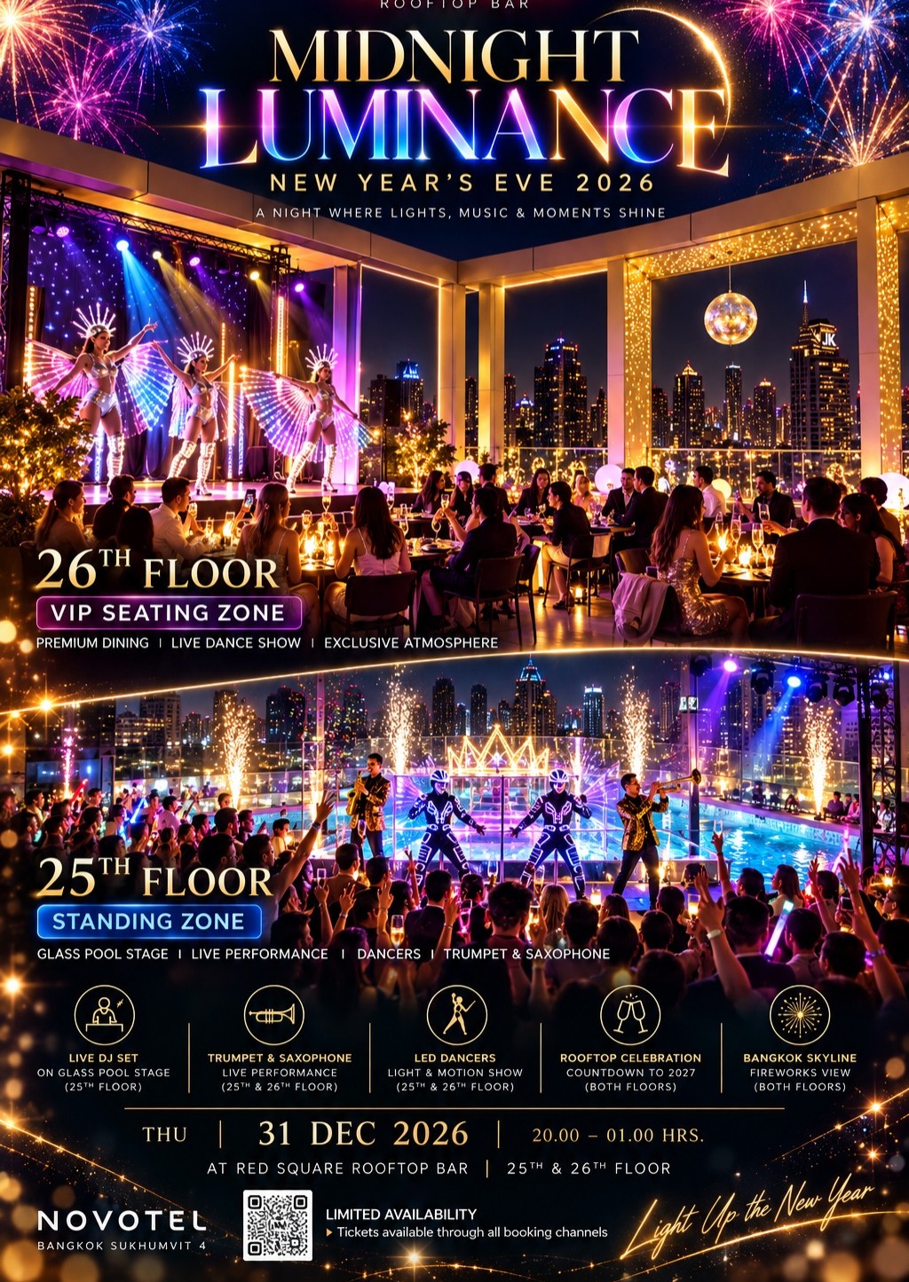 Midnight Luminance New Year’s Eve Party 2027