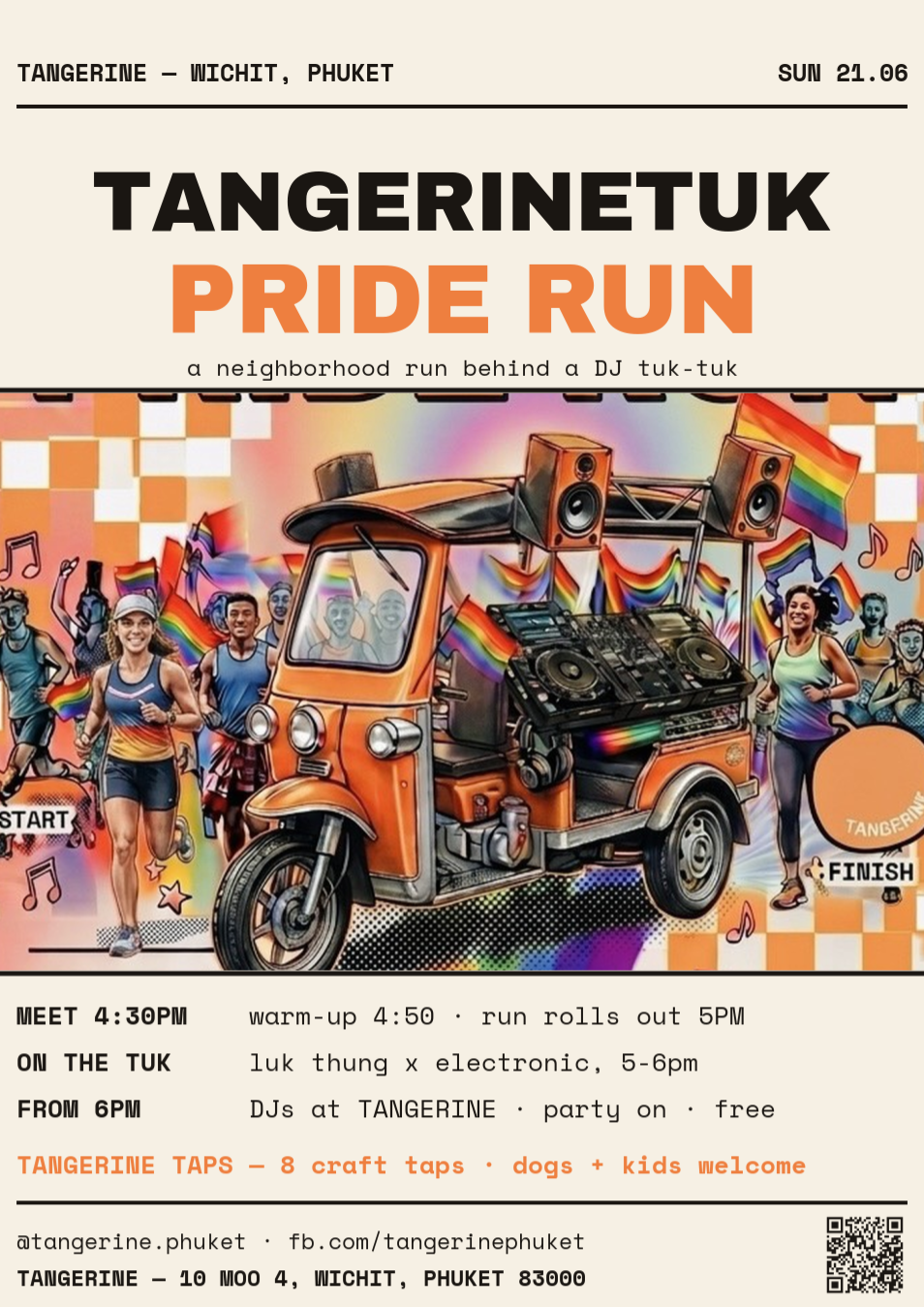 Tangerine Tuk Tuk Pride Run – Opening Day