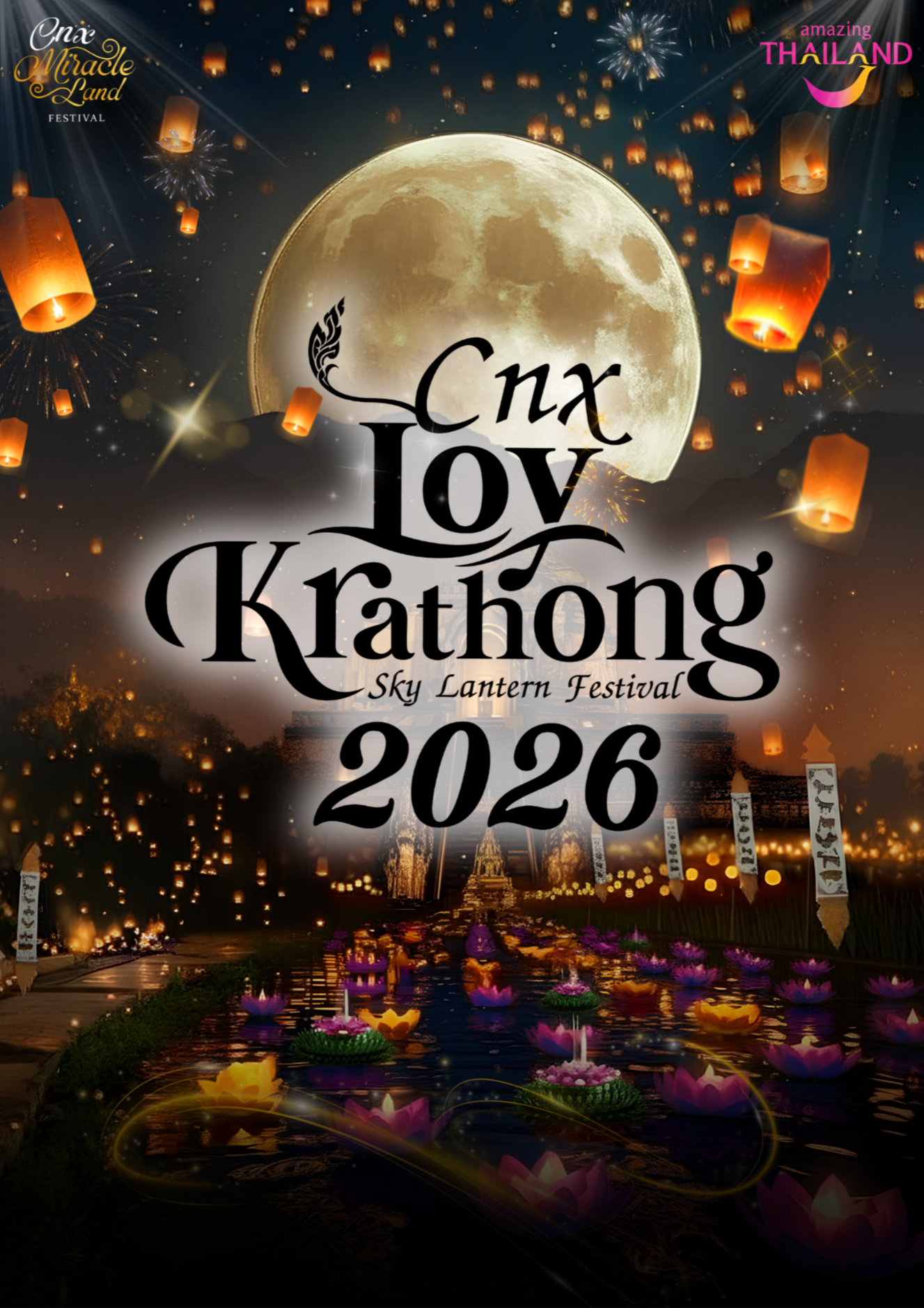 CNX Loy Krathong Sky Lantern Festival 2026
