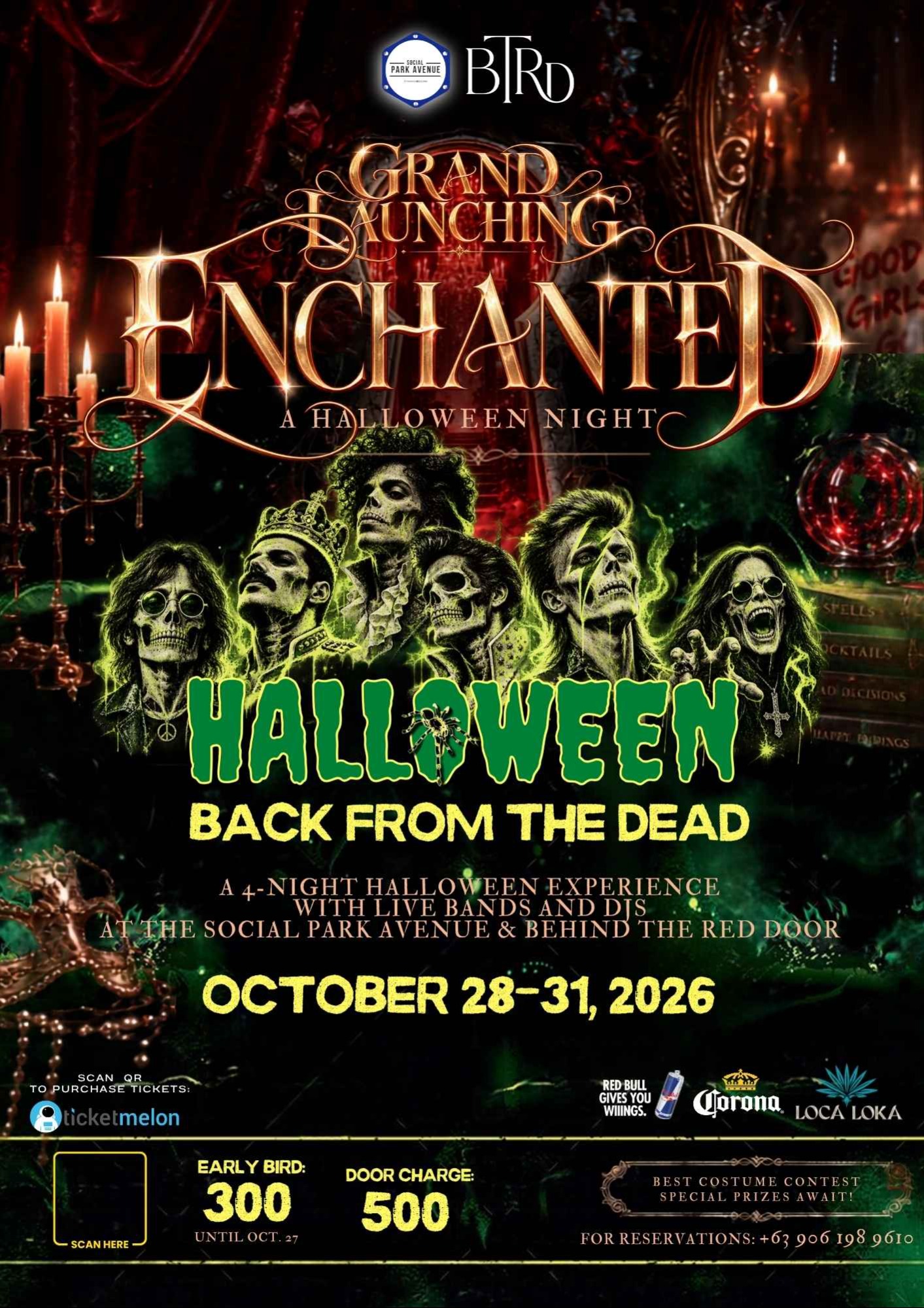 HALLOWEEN: BACK FROM THE DEAD + ENCHANTED GRAND LAUNCH