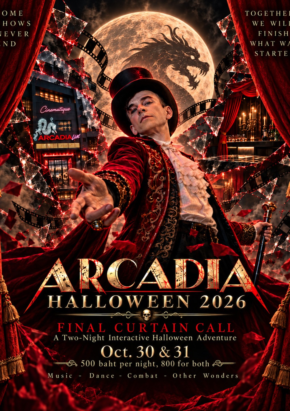 Arcadia Halloween 2026: Final Curtain Call