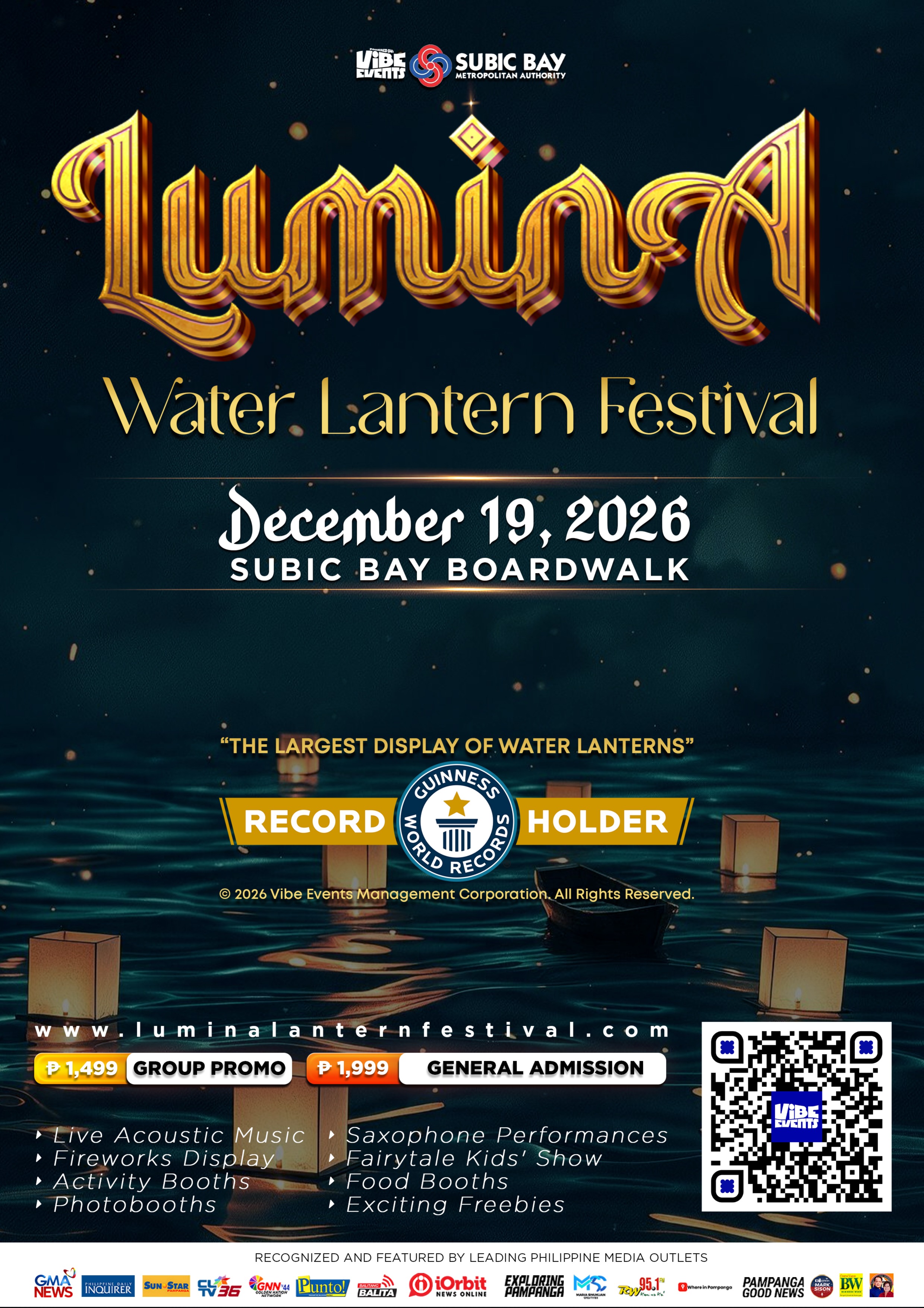 Lumina Christmas Water Lantern Festival