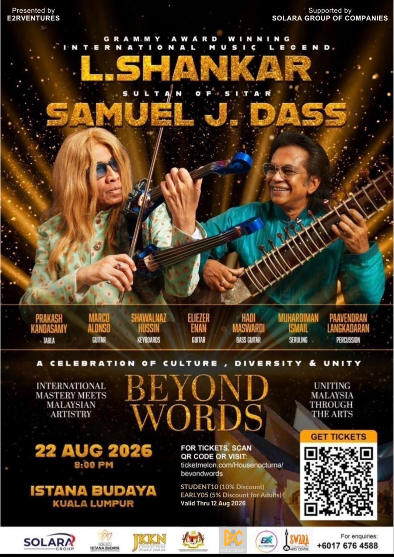 Beyond Words: Pt. L Shankar & Samuel Dass Live in Fusion Concert
