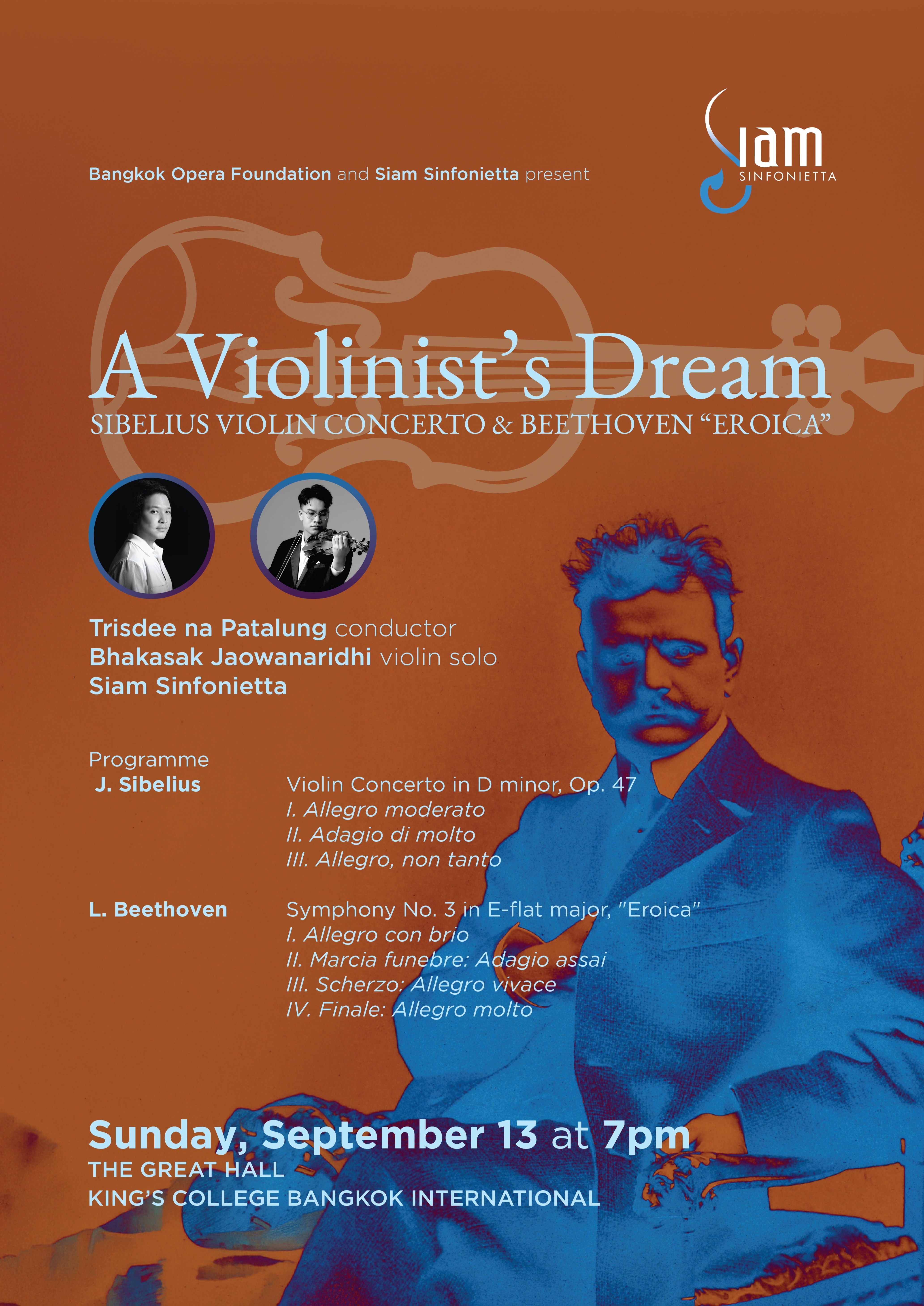 A Violinist's Dream: Sibelius Violin Concerto & Beethoven "Eroica"