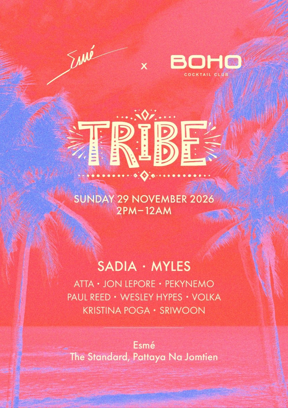 TRIBE at Esmé Beach Club