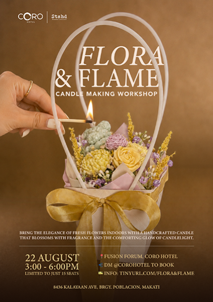 Flora & Flame: A Candle Bouquet Workshop
