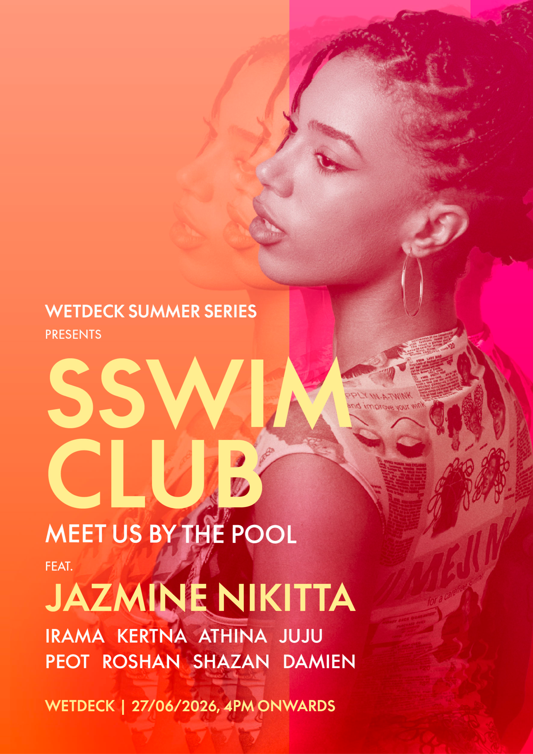 WET Deck Summer Series Presents SSWIM Club Featuring Saturday Selects