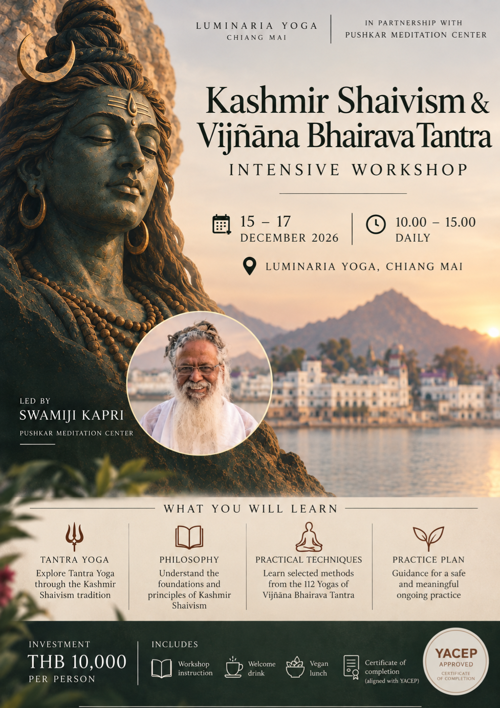 Kashmir Shaivism & Vijñāna Bhairava Tantra Intensive Workshop