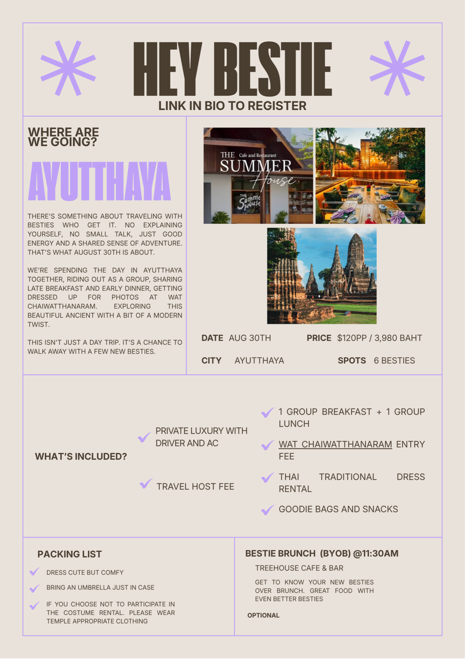 Besties in Ayutthaya