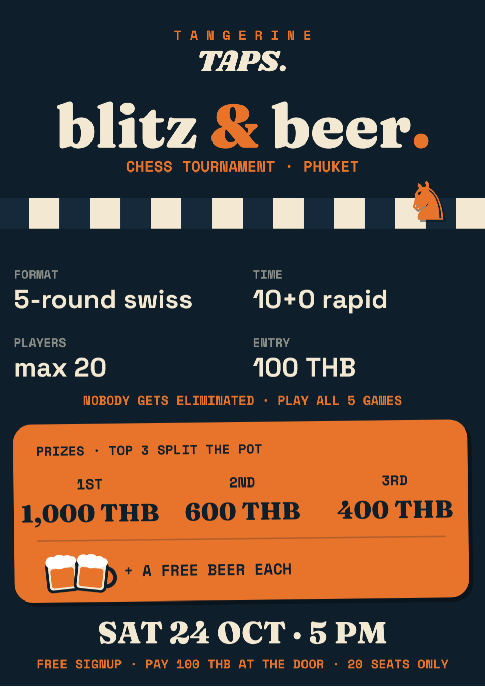 Blitz & Beer - Chess Tournament