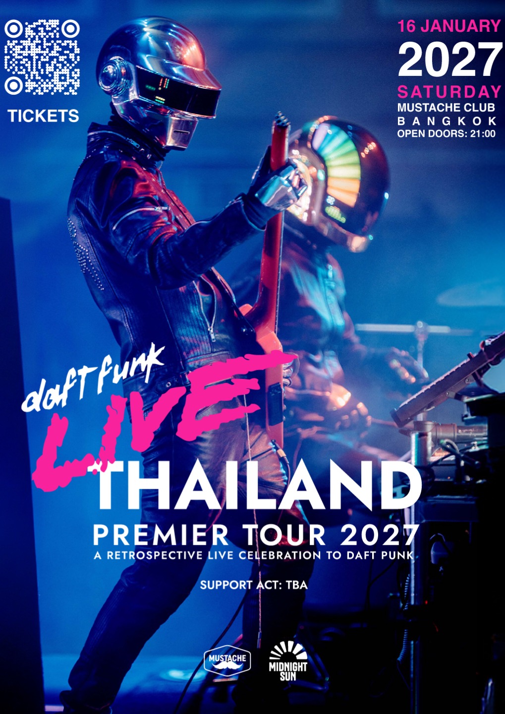 Daft Funk Live In Bangkok 16 January (Sat) - Thailand Premier Tour