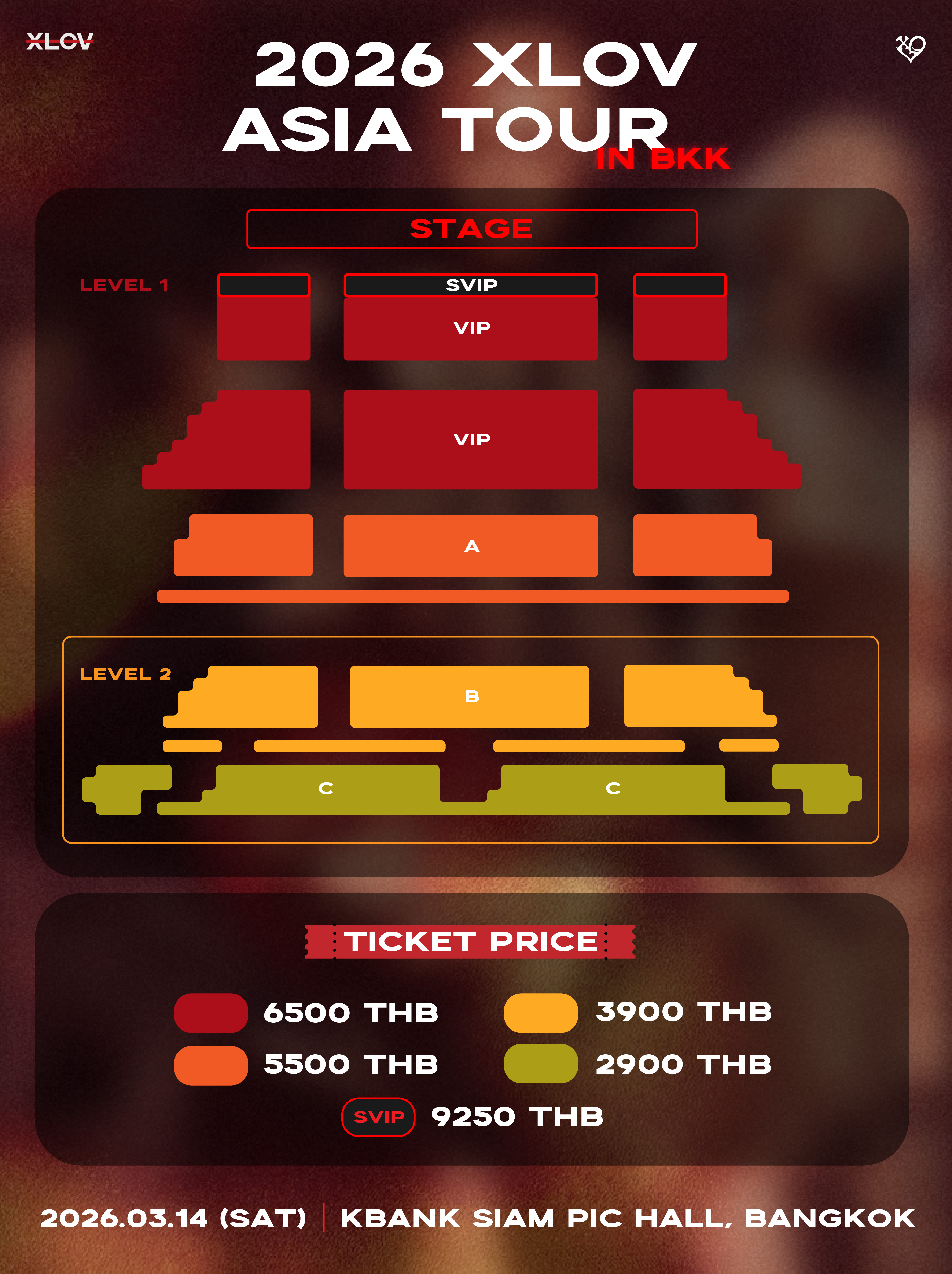 XLOV 2026 ASIA TOUR IN BKK - Ticketmelon