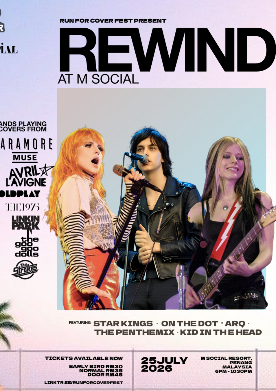 Run For Cover Fest present ReWind at M Social