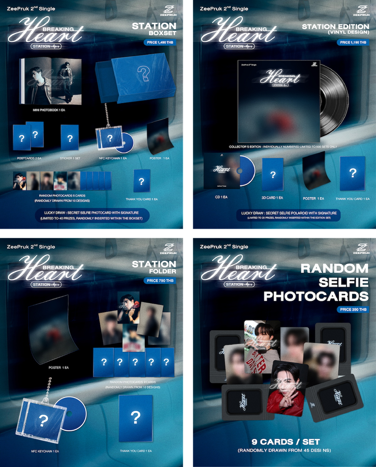 Breaking Heart Station Official Single Merchandise - Ticketmelon