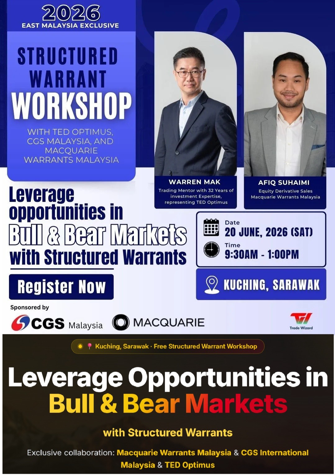 Structured Warrants Workshop with CGS, Macquarie, and TED Optimus