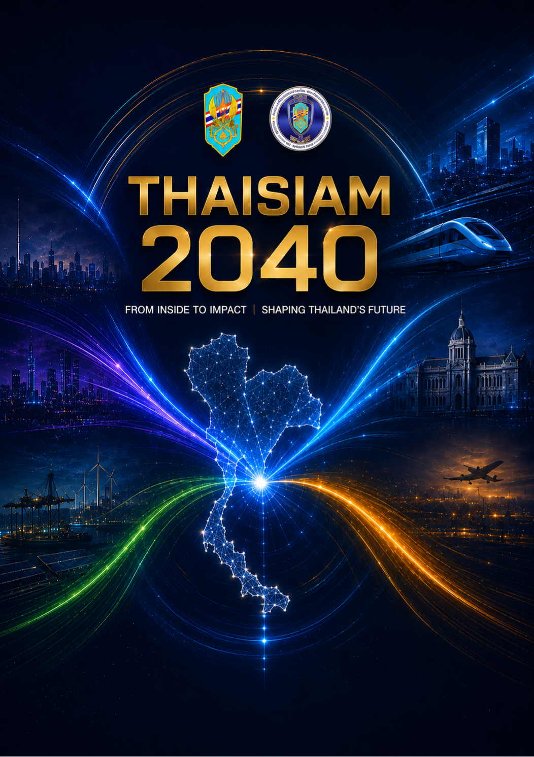 แบบตอบรับผู้มาร่วมงาน THAISIAM 2040 และ การแถลงข้อเสนอเชิงนโยบายต่อนายกรัฐมนตรี