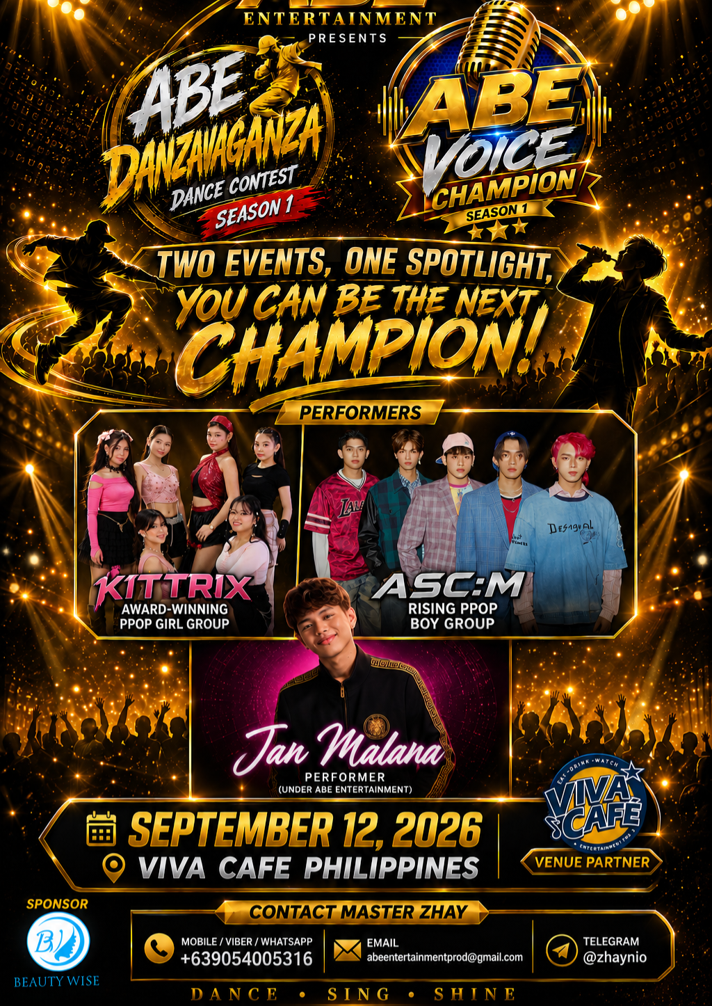 ABE Danzavaganza and ABE Voice Champion Season 1