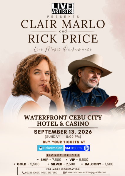Clair Marlo and Rick Price Live
