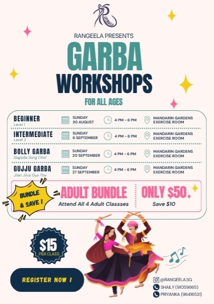 Rangeela Adult Garba Classes