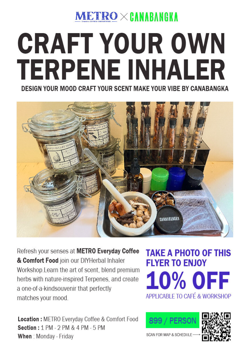 Craft Your Own Terpene Inhaler Workshop