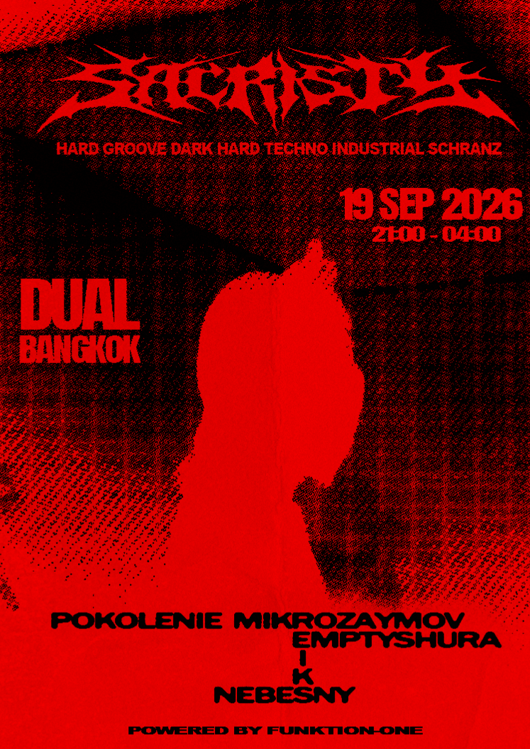 SACRISTY BANGKOK - 19 SEP - DUAL