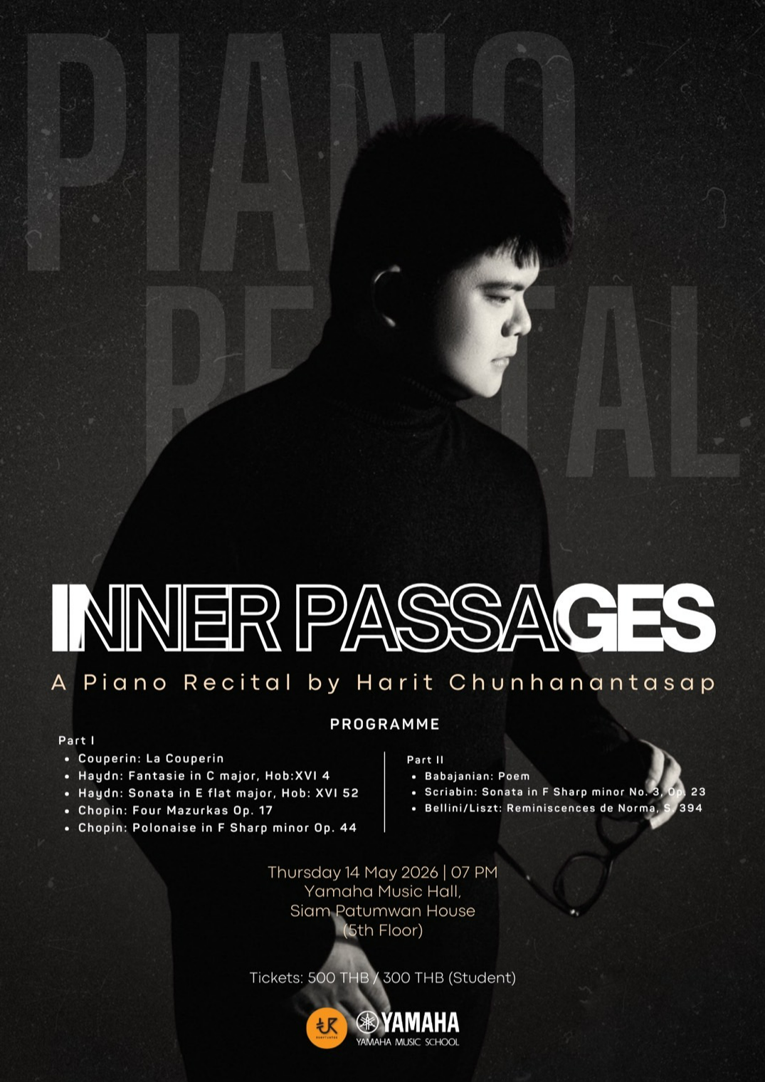 INNER PASSAGES - A Piano Recital by Harit Chunhanantasap