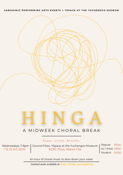 HINGA: A Midweek Choral Break (October 2026)
