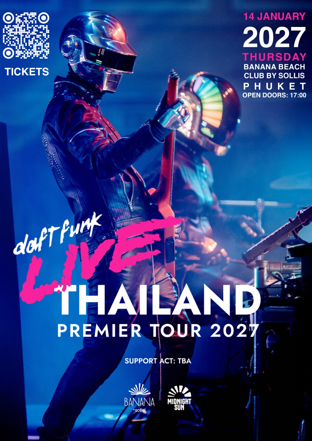 Daft Funk Live In Phuket - Thailand Premier Tour 2027 - Tribute Show