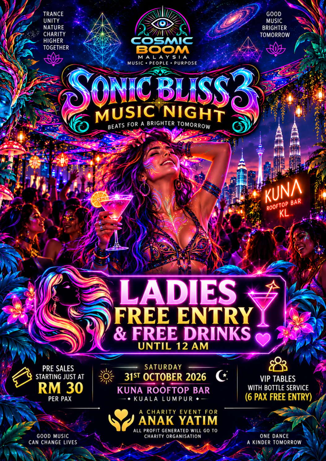Sonic Bliss 3: Halloween Psytrance Night