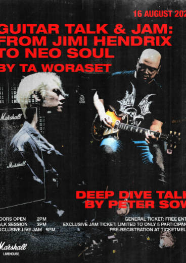 Guitar Talk & Workshop: From Jimi Hendrix to Neo Soul by Ta Worraseth