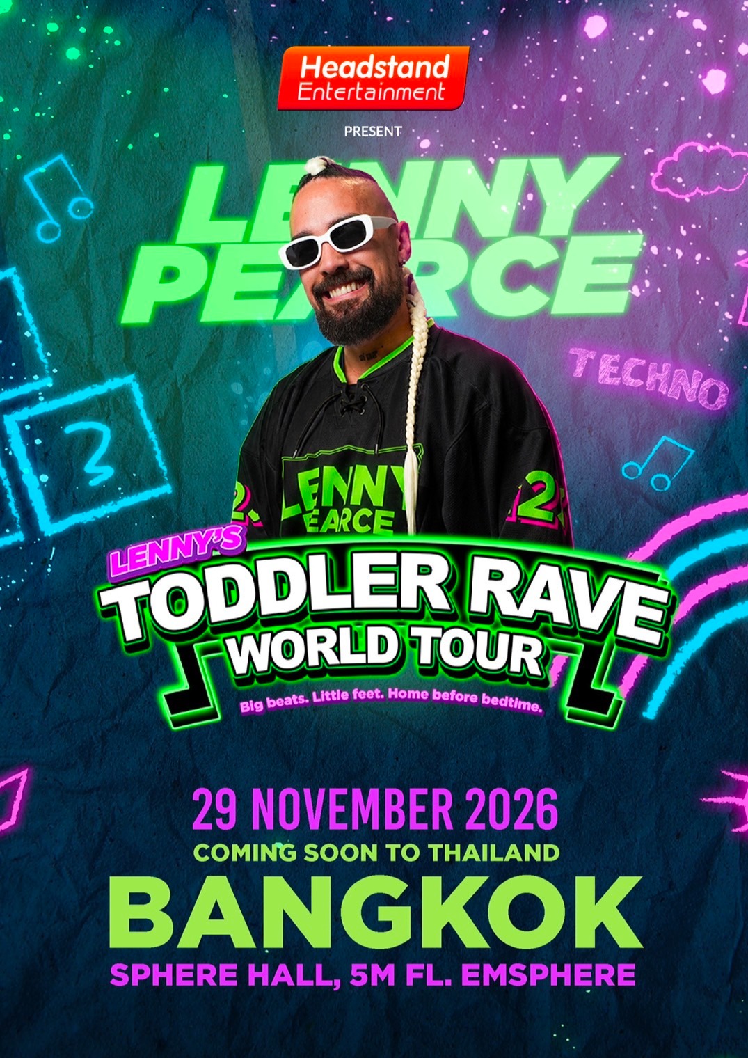 Lenny's Toddler Rave World Tour Bangkok 2026