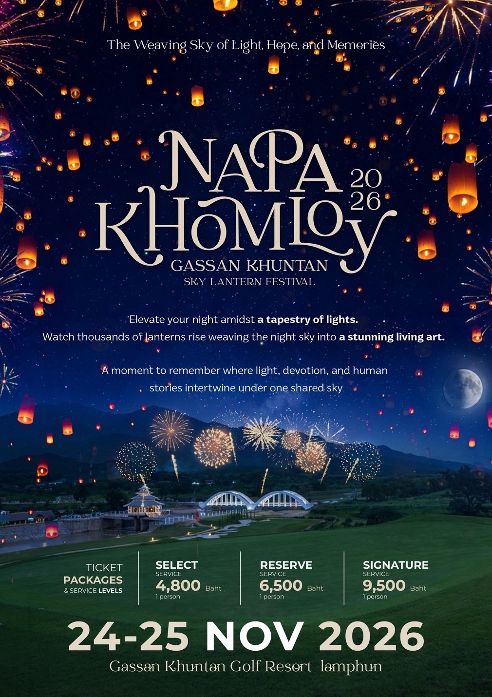 NAPA Khomloy 2026 Gassan Khuntan Sky Lantern Festival