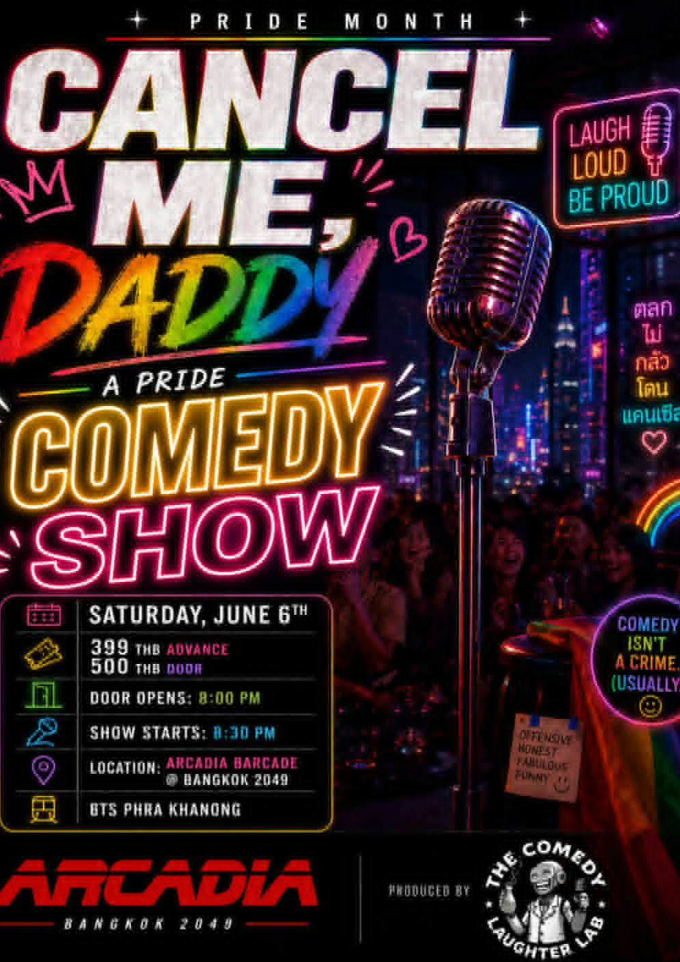 Cancel Me, Daddy - A Pride Comedy Show