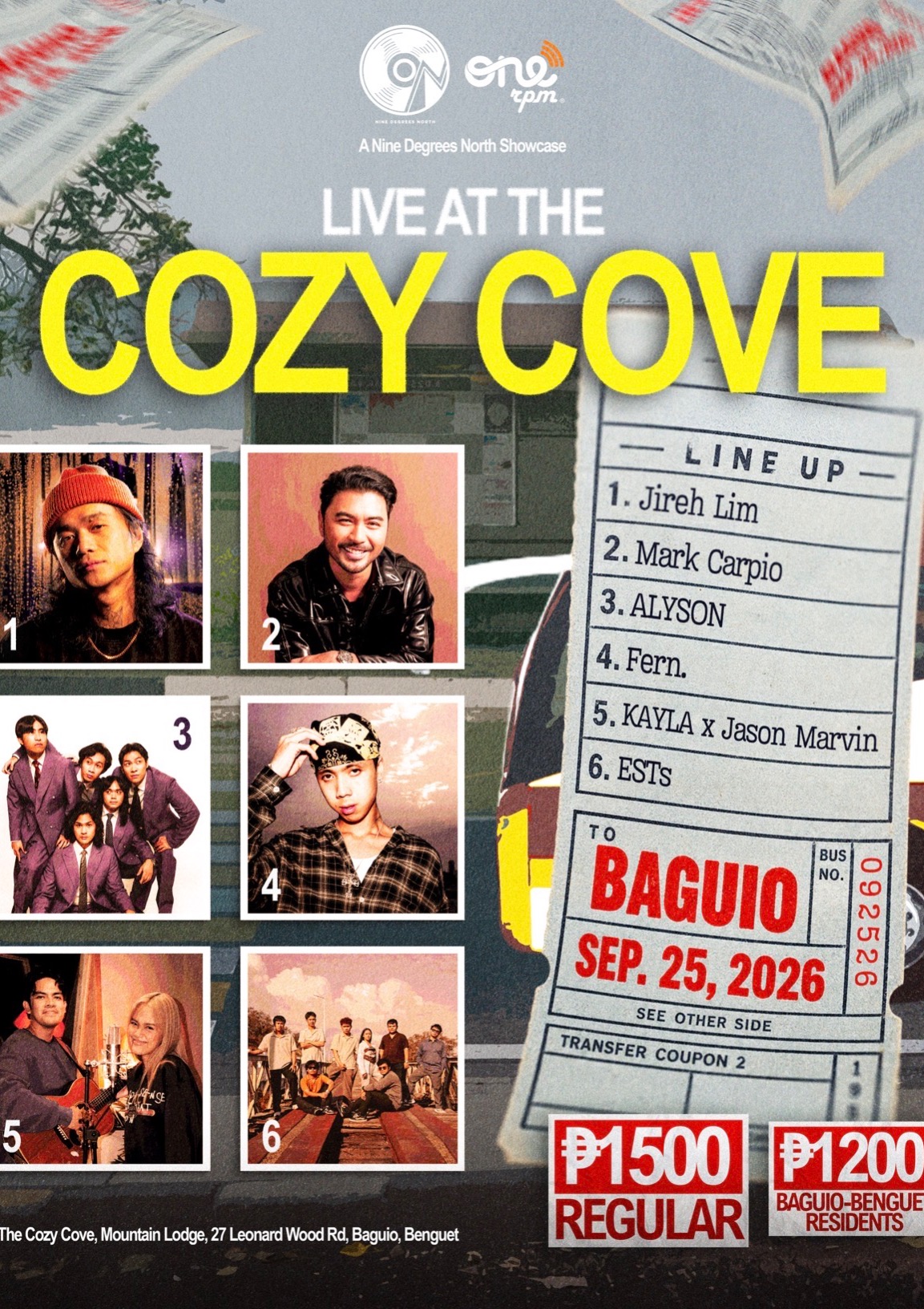 Live at The Cozy Cove