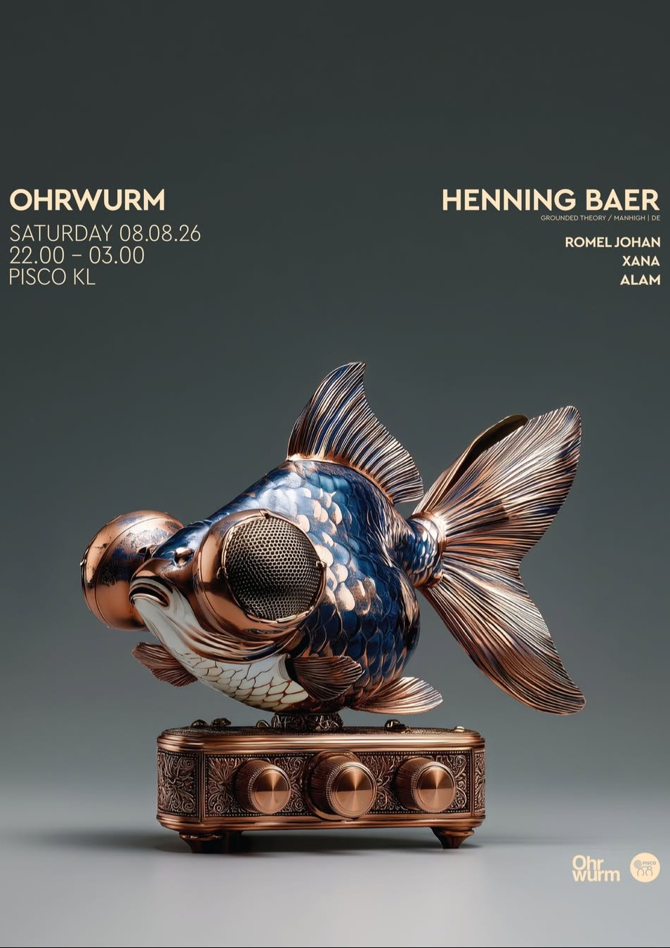 Ohrwurm pres Henning Baer (Grounded Theory | Manhigh)