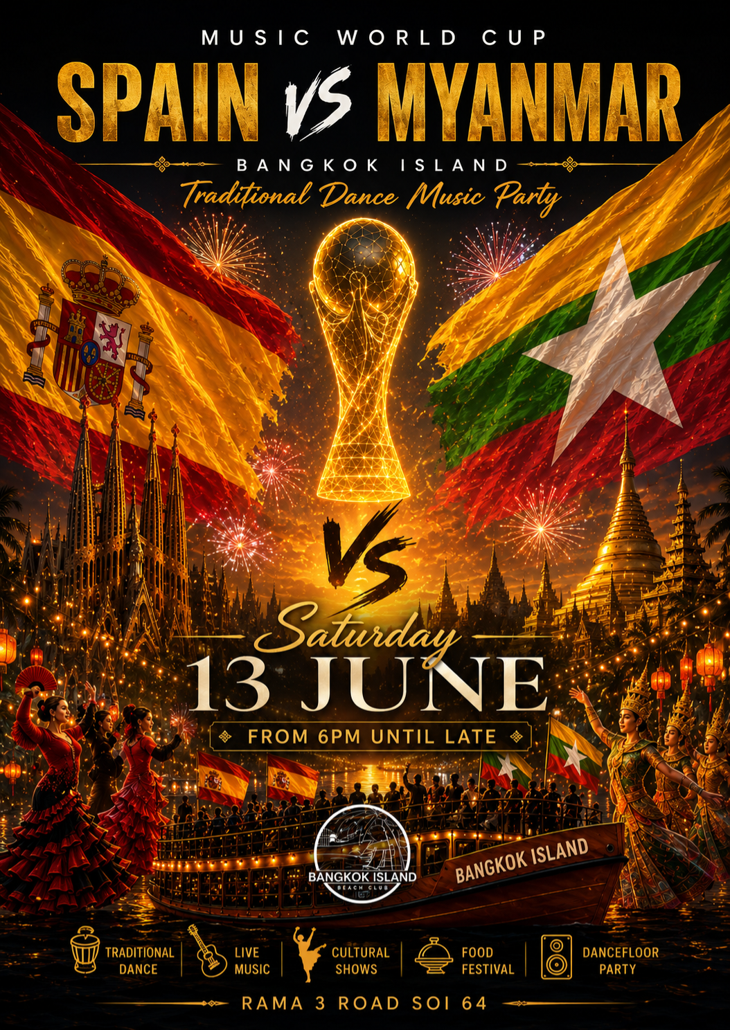 Music World Cup: Spain vs Burma