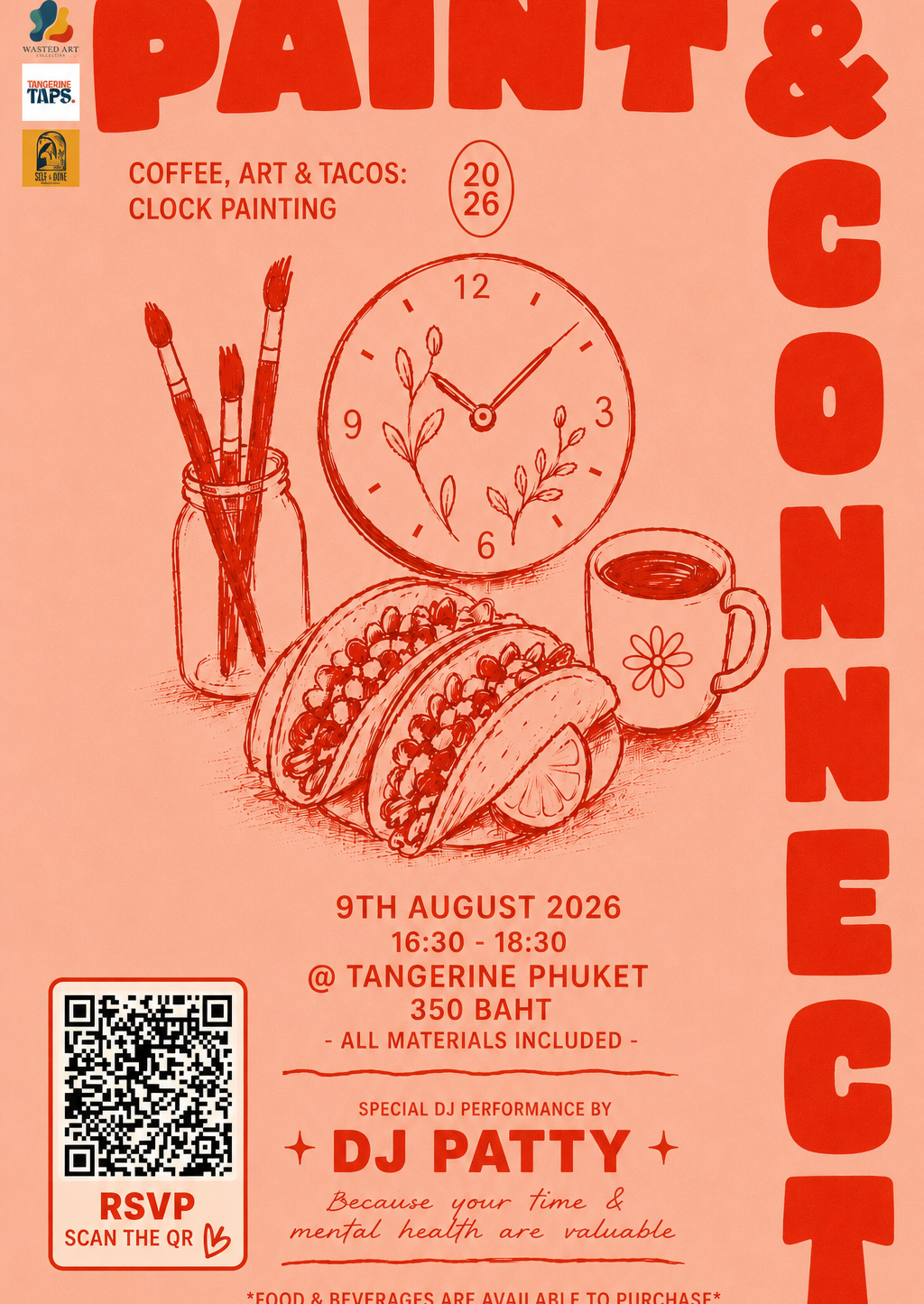 Paint & Sip: Clock Painting