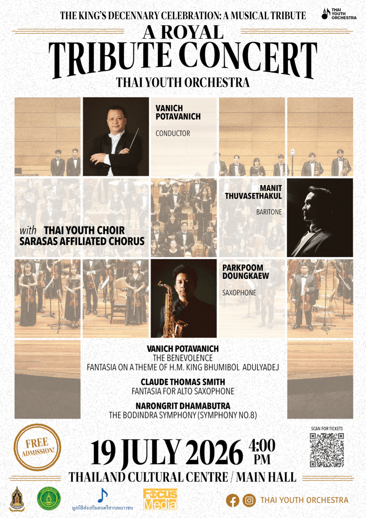 A Royal Tribute Concert: Thai Youth Orchestra 2026
