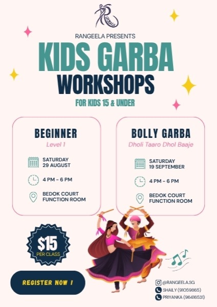 Rangeela Kids Garba Classes