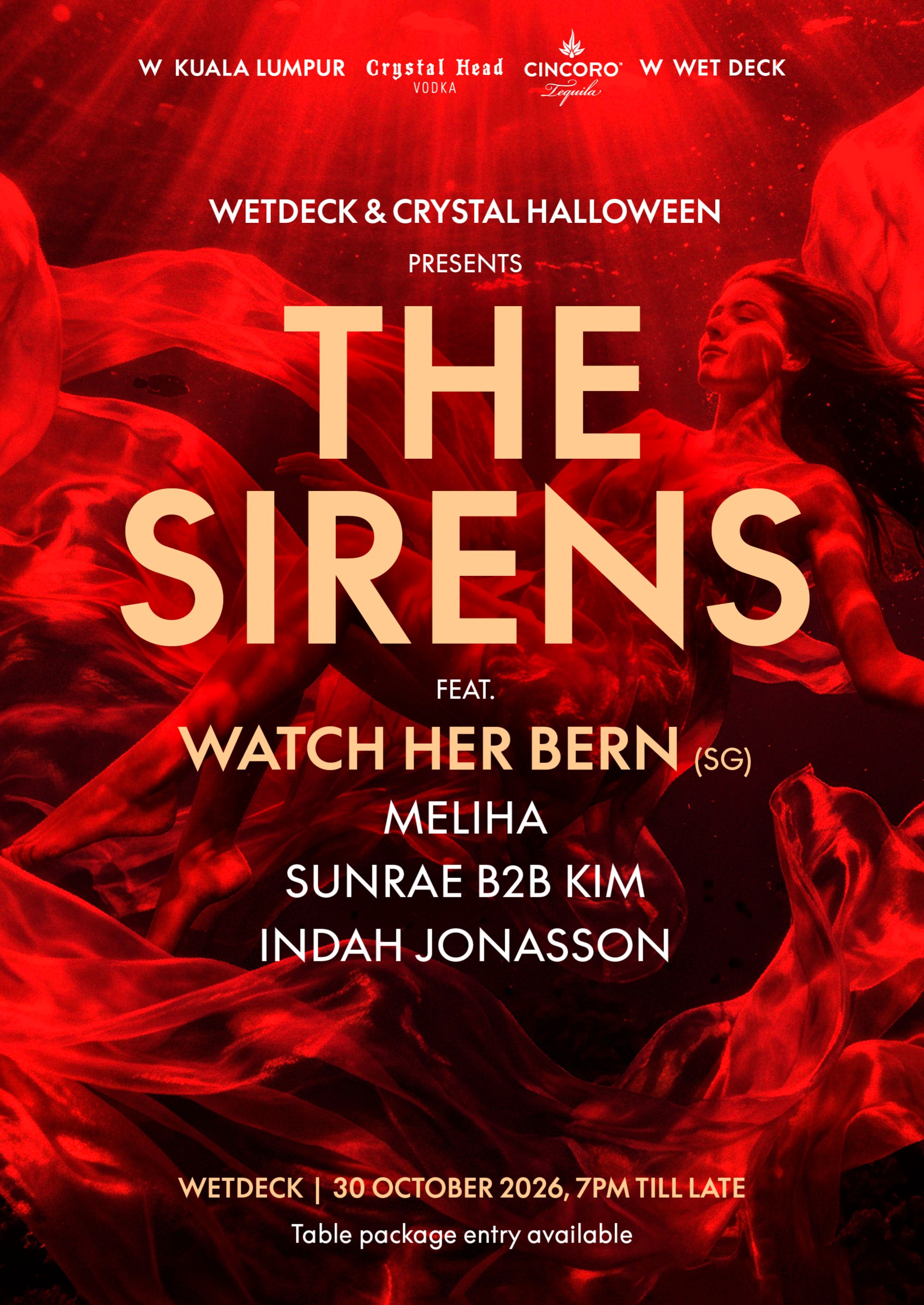 Crystal Halloween presents The Sirens