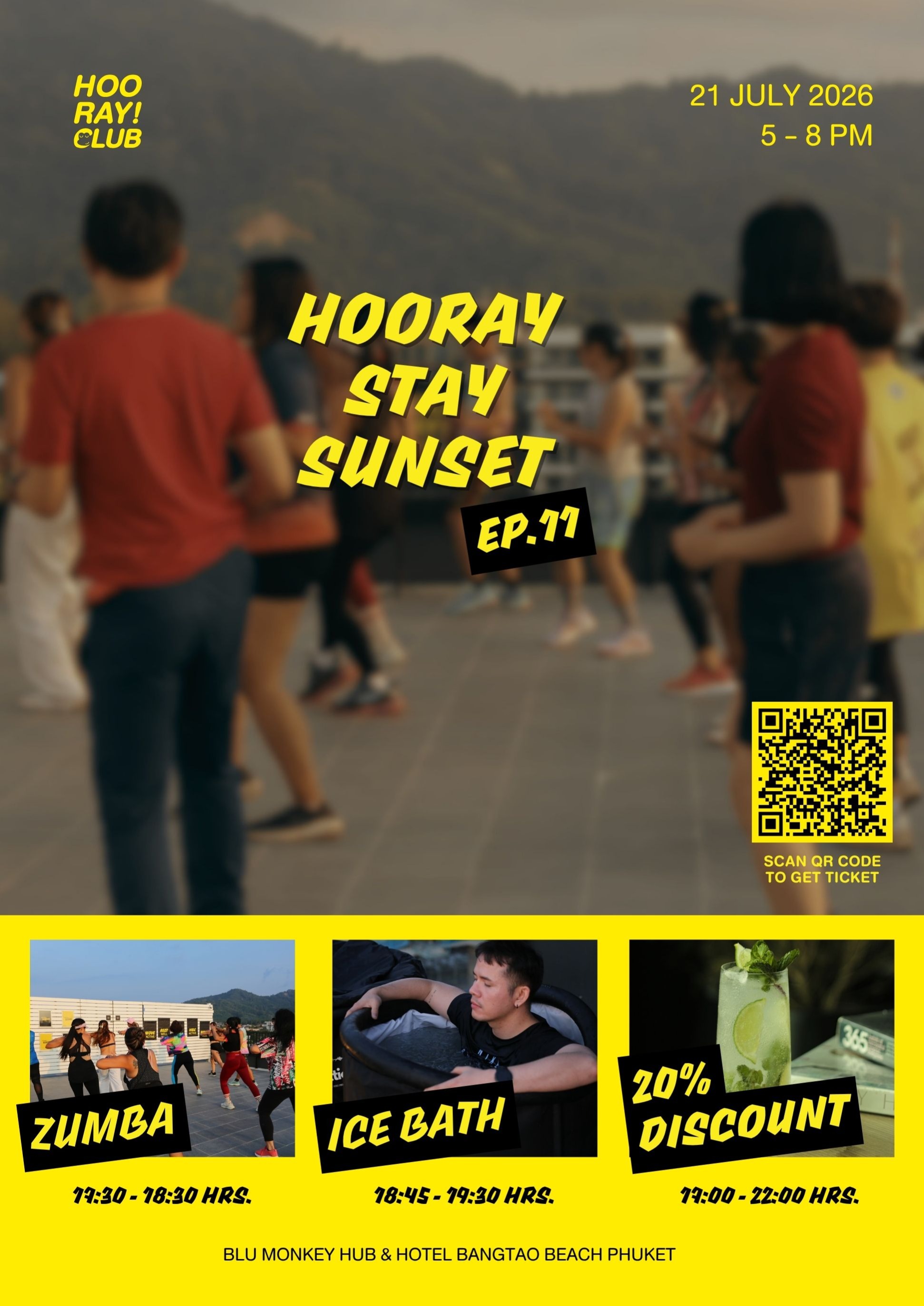 Hooray Stay Sunset Ep11 (Zumba & Ice Bath)