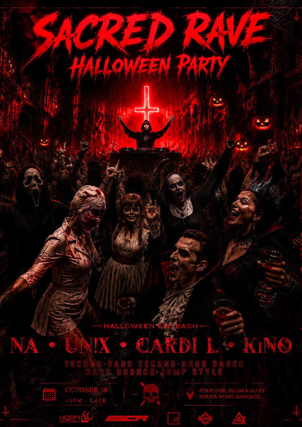 SACRED RAVE Halloween Party