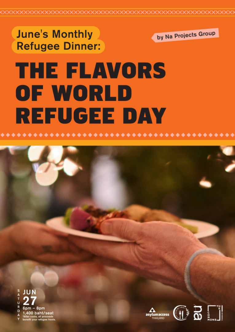 June's Monthly Refugee Dinner: The Flavors of World Refugee Day