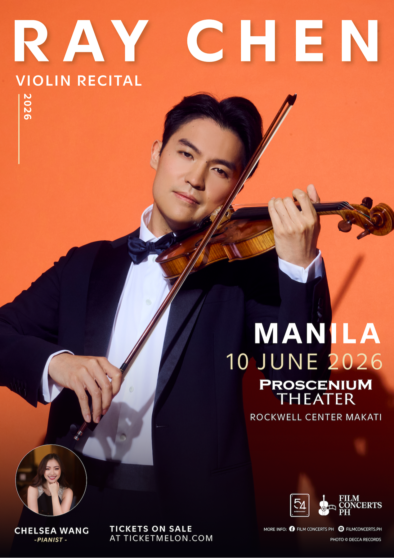 Ray Chen Violin Recital with Chelsea Wang
